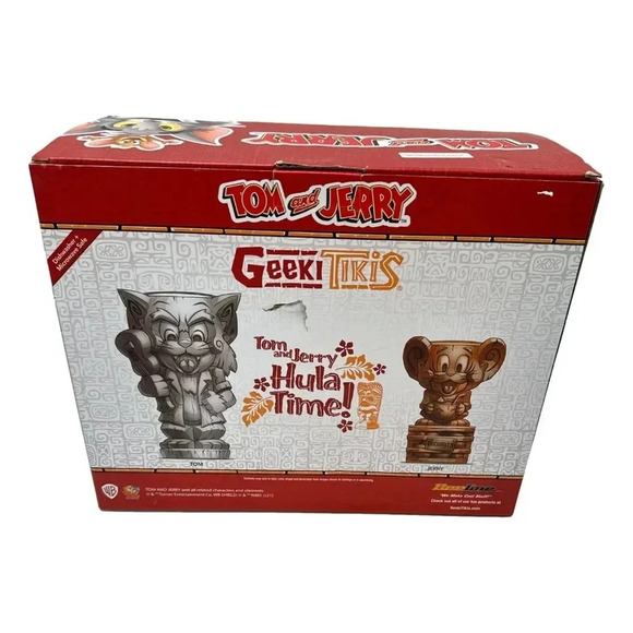 Geeki Tiki Tom and Jerry Tiki Mug Hula Time Set of 2 Box Set New - Picture 9 of 13